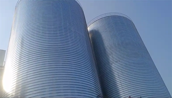 邯郸2座混凝土高架卷板仓